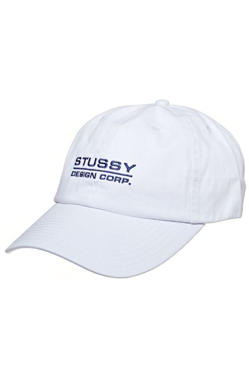 Stussy Mens Corp. Low Pro Hats White - MXBNG0643